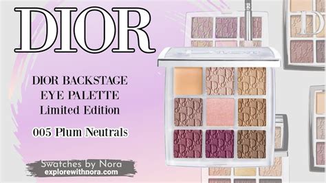 dior backstage plum|dior eyeshadow palette.